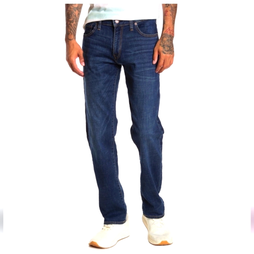 EUC Men's Lucky Brand 221 Straight Leg Denim Blue Jeans 40 X 30